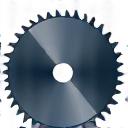 Icono de una sierra circular representando la fabricación.